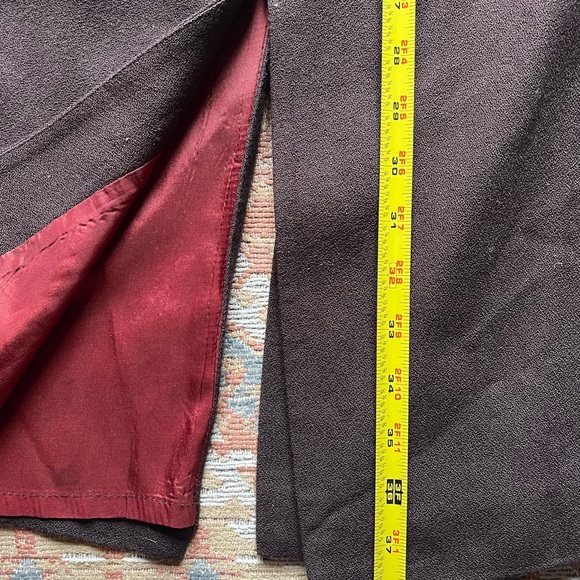 Vintage Early 90s/Late 80s Express Brown Pencil Skirt - Picture 7 of 8